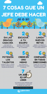 Infografia - 7 cosas que debe hacer un jefe